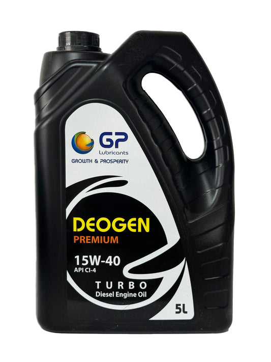 General Petroleum DEOGEN PREMIUM 15W40 API CI-4 Aceite de 5 Litros para Motores Diesel